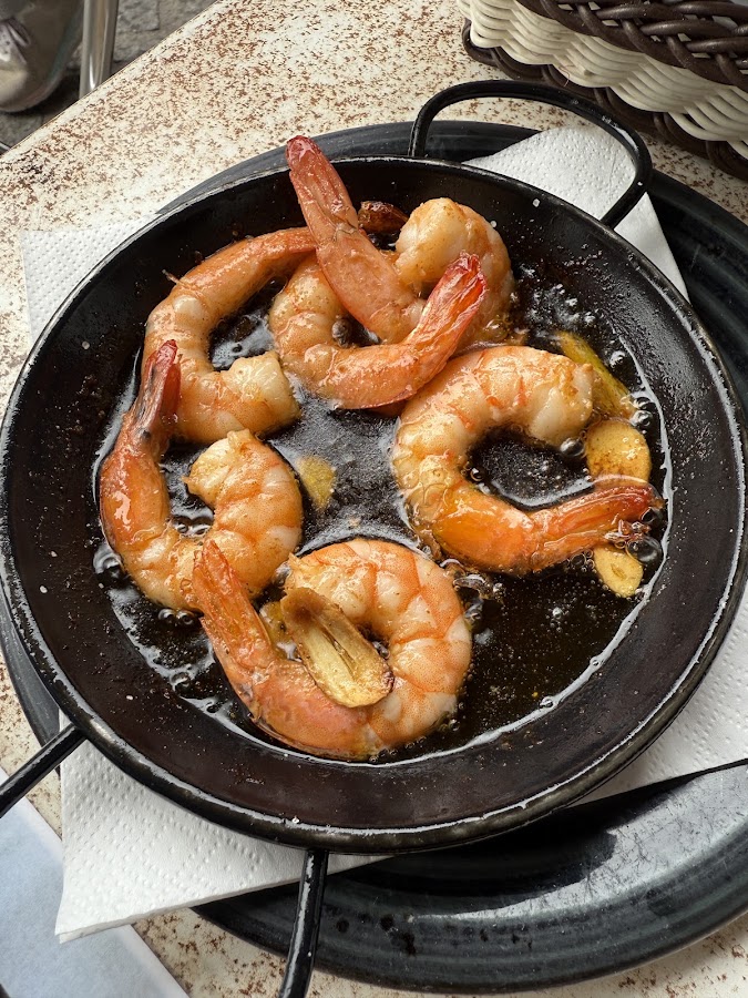 Cazuela de gambas